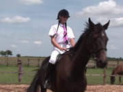 Jodi James Rides A Horse